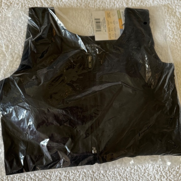 Prairie Wear HUGGER PRIMA Women L Large 38-40 Black Stretch Compression Zip Bra - Picture 13 of 15
